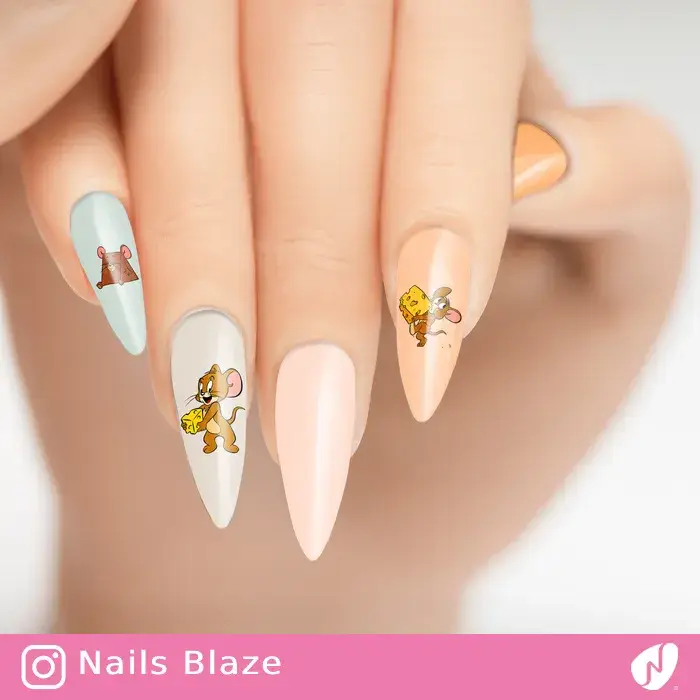 Tom and Jerry | Cartoon Nails - NB130